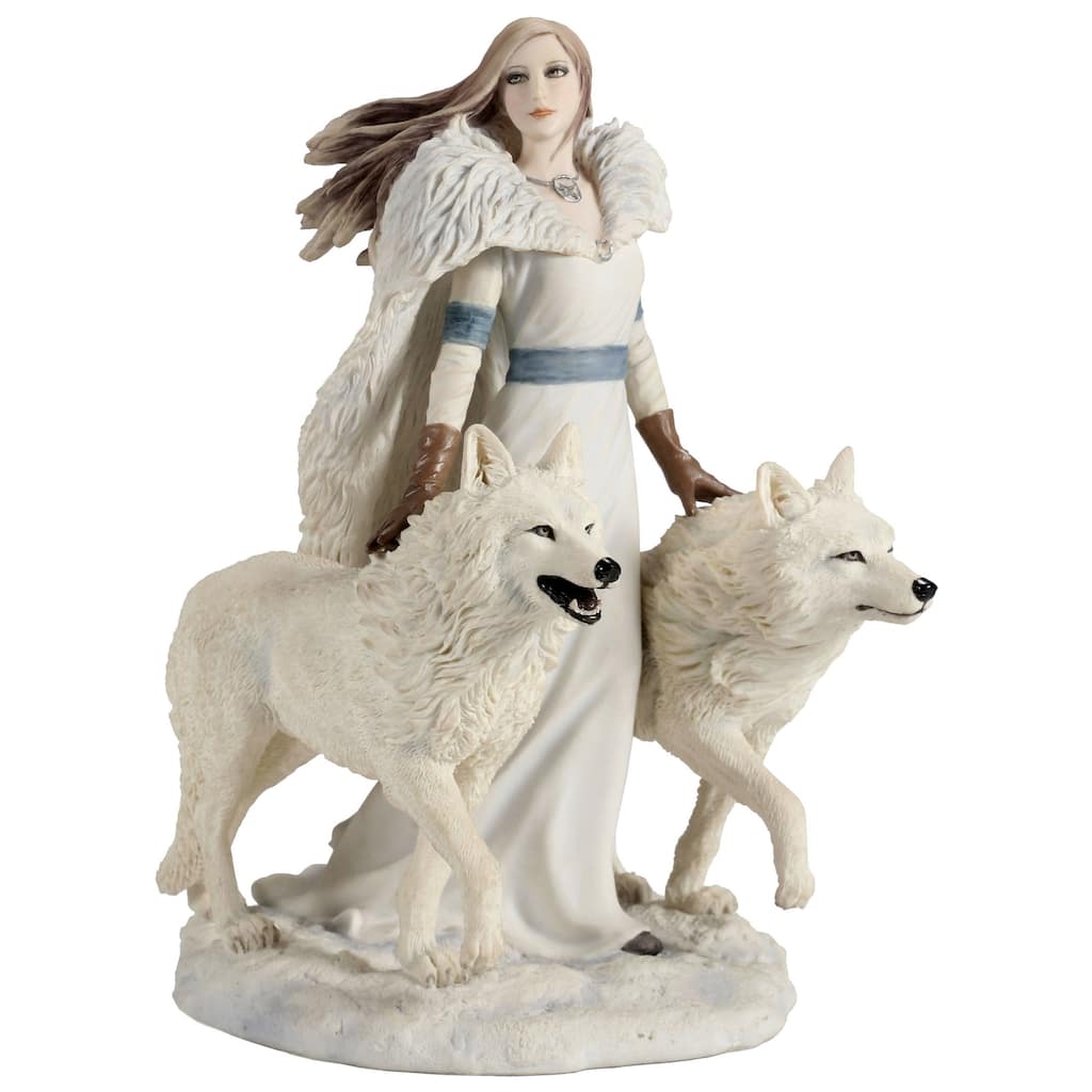 Veronese Design 9.06" H WINTER GUARDIANS Multicolor Resin