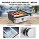 preview thumbnail 5 of 3, Camplux Propane Gas Griddle Grill, 13,000 BTU Portable Outdoor Griddle, Tabletop Griddle with 1 lb LP Connector for Cooking