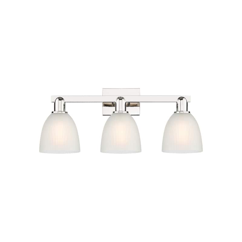 Innovations Lighting 716-3W-11-25 Castile Vanity Castile 3 Light 25" - Polished Nickel / White