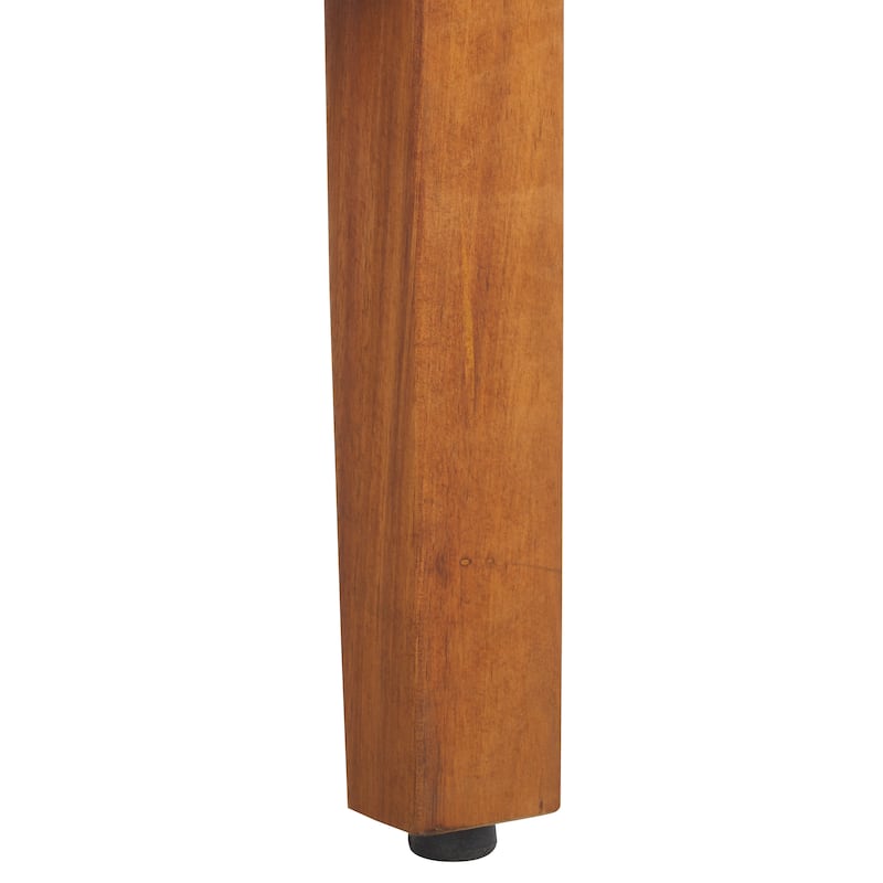 SAFAVIEH Owen 4-Piece Solid Wood Patio Conversation Set - 52"W x 30"D x 25"H