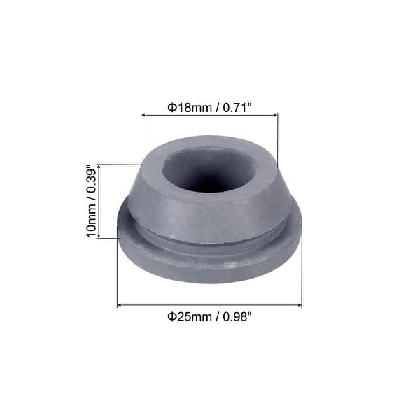 Air Conditioner Drain Stoppers 18mm Rubber Plug Replacement Part, Grey
