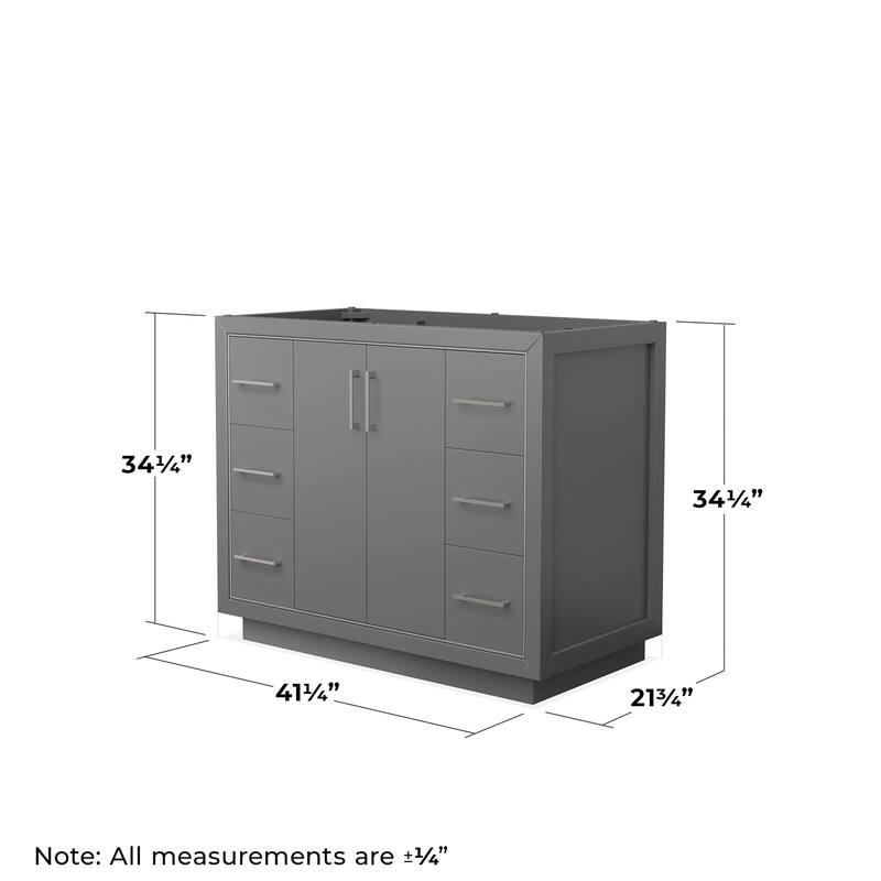 Wyndham Collection WCF1111-42S-CX-MXX Icon 42" Single Free Standing