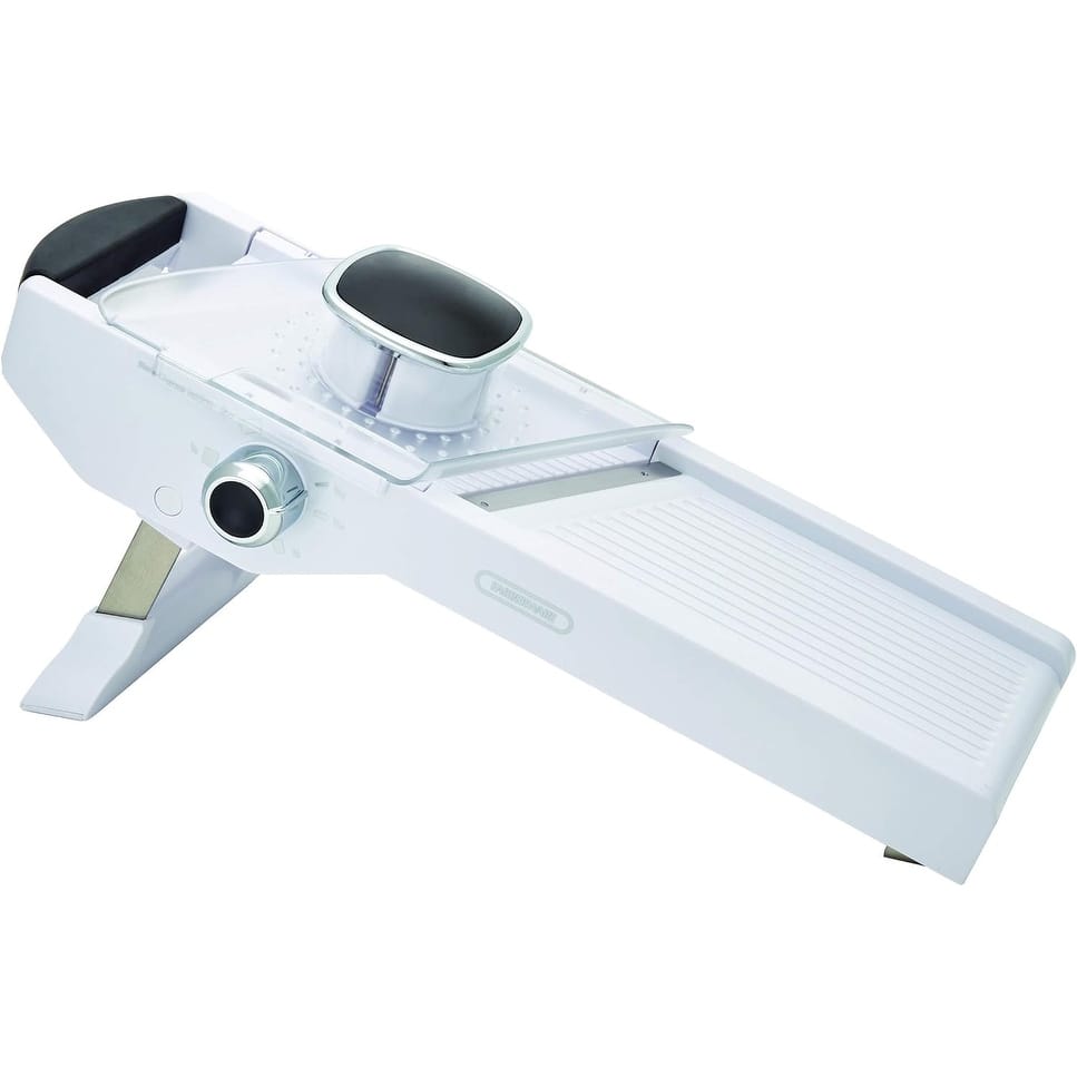 Farberware Mandolin Slicer with Adjustable Table, Includes 3 Blades