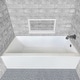 preview thumbnail 7 of 5, Whitehaus WHAB6030-R Bathhaus 60" Three Wall Alcove Acrylic Soaking
