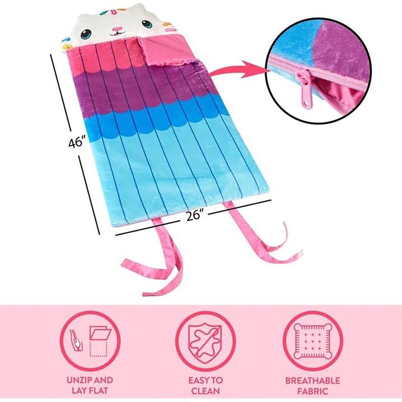 Gabbys Dollhouse Slumber Sleeping Bag - Pink