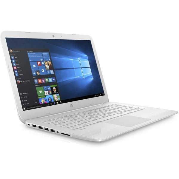 Refurbished - HP Stream 14-ax027cl 14" Laptop Intel Celeron N3060 1.6GHz 4GB 32GB Win10 -White