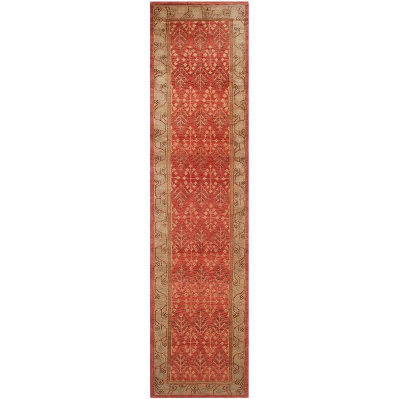 SAFAVIEH Couture Hand-knotted Friederike Maayke Traditional Oriental Wool Rug