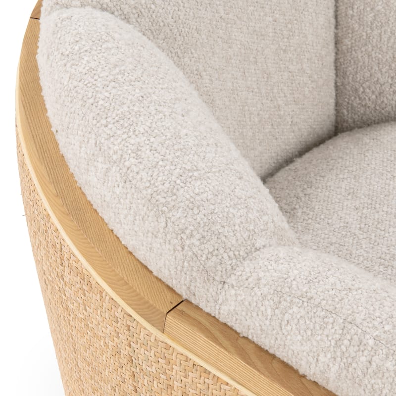 Classic Home Daisy Upholstered Fabric Accent Swivel Chair699.50