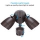 preview thumbnail 5 of 21, Dual-Head Integrated LED Wall Mount Flood Light with Motion Sensor, Outdoor Security Light, Waterproof