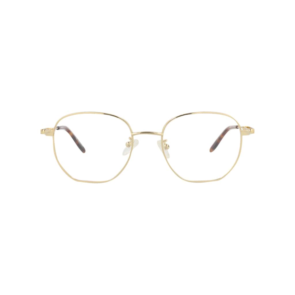 Alexander McQueen Round-Frame Metal Optical Frames