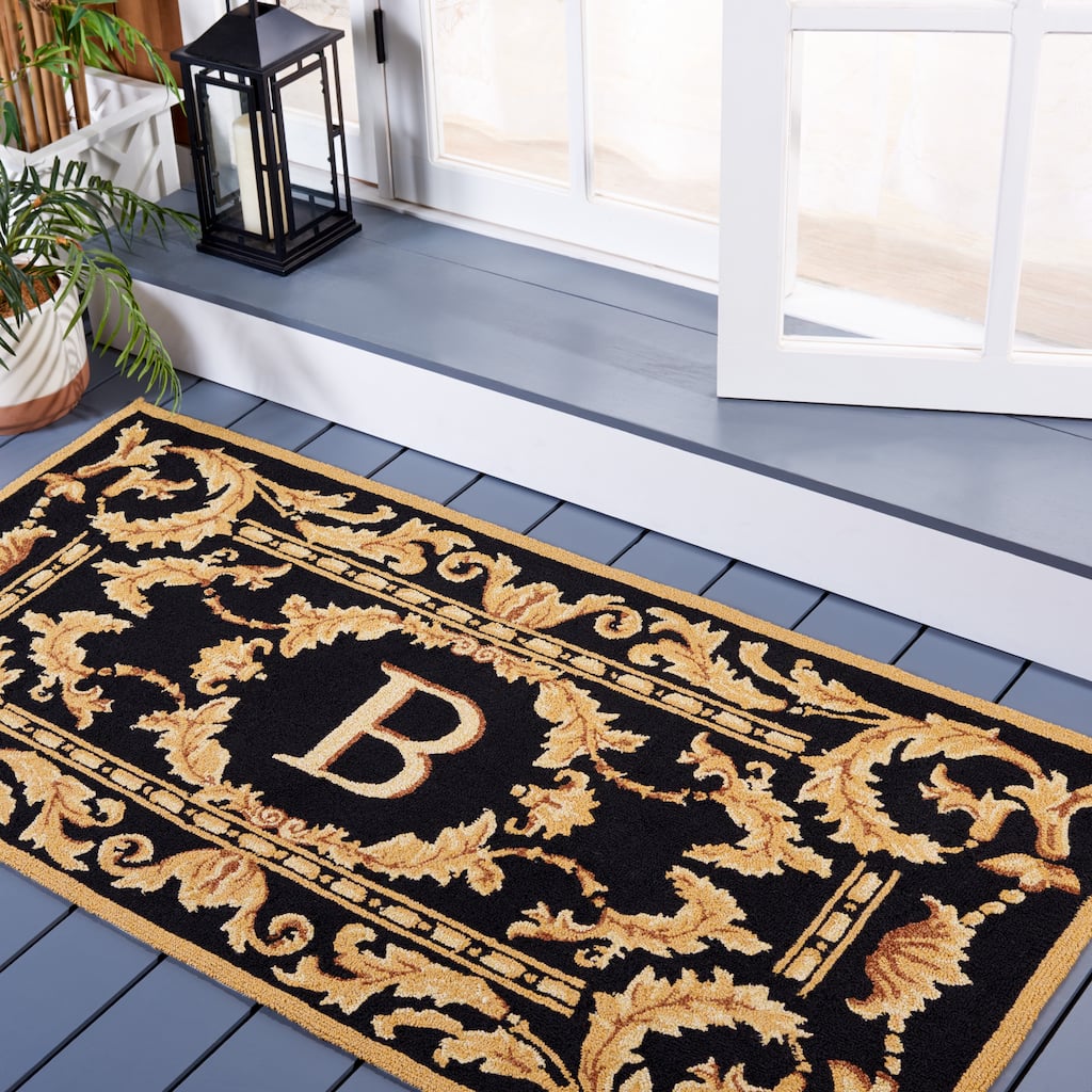 SAFAVIEH Handmade Monogram Berendine Casual Rug