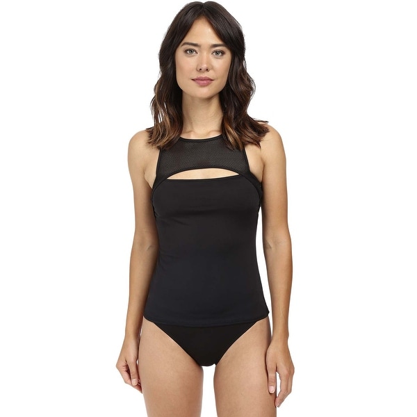 high neck racerback tankini