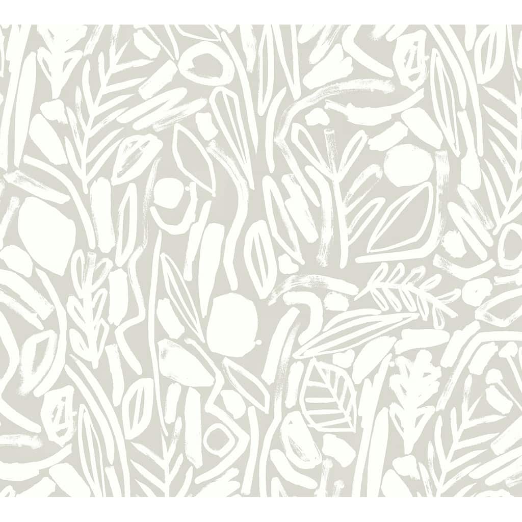 Verdure Stone Painted Botanical Wallpaper