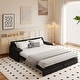 preview thumbnail 24 of 82, 66" Queen Pull Out Sofa Bed, 3-in-1 Convertible Sleeper Sofa with Side Storage