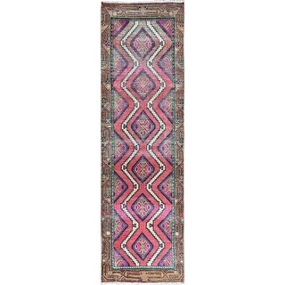 Shahbanu Rugs Tango Red Old Northwest Persian Abrash Evenly Worn Pure ...