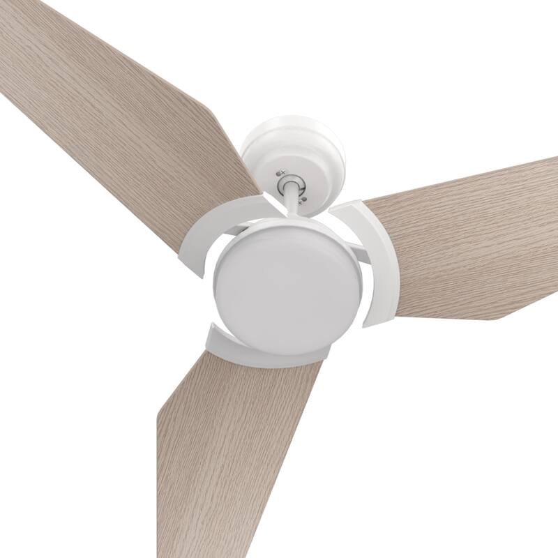 Bovard 56-inch Indoor/Outdoor Smart Ceiling Fan, Dimmable LED Light Kit & Remote, Works with Alexa/Google Home/Siri