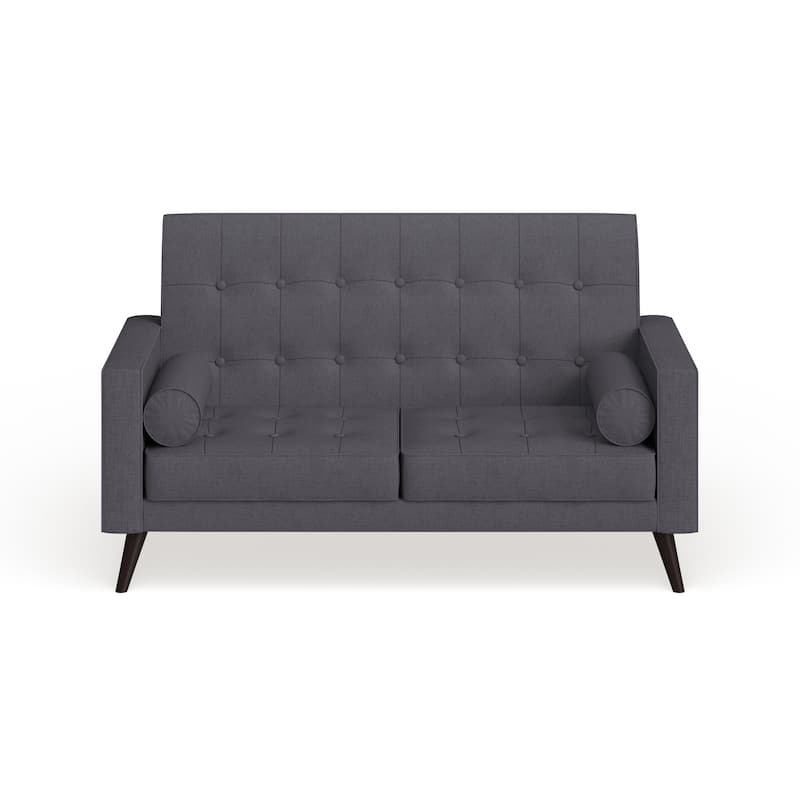 Carson Carrington Rodekro Mid-century Style Fabric Loveseat
