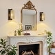 preview thumbnail 1 of 3, Modern led light iron shade lamp brass bronze bathroom light - N/A
