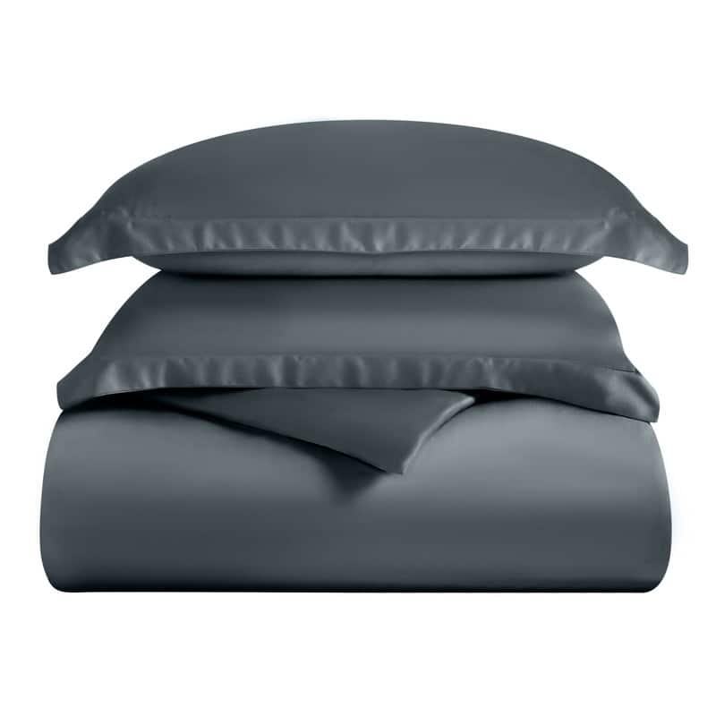 Superior 300 Thread Count Rayon From Bamboo Solid Duvet Cover Set
