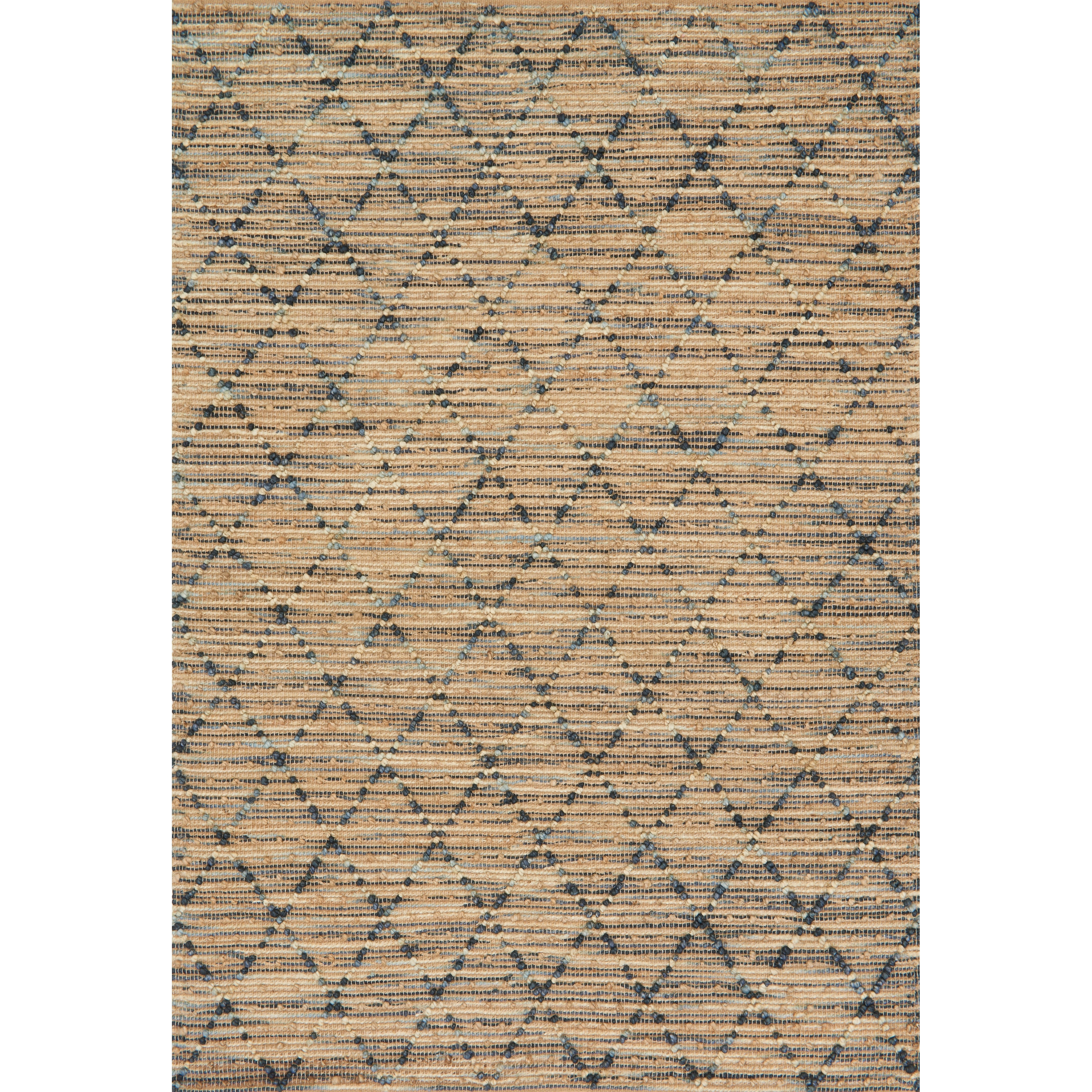 Alexander Home Ember Farmhouse Diamond Hand-Woven Jute Rug