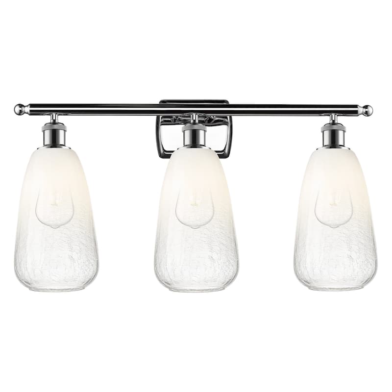 Innovations Lighting 516-3W-14-26 Brookhaven Almond Vanity Brookhaven - Polished Chrome / Opal