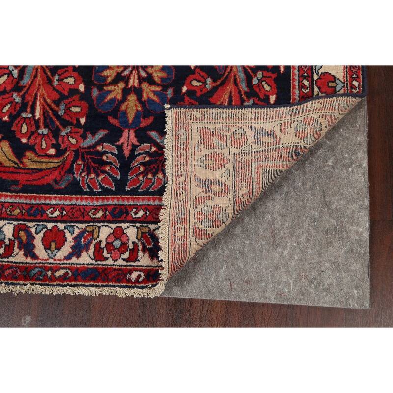 Antique Vegetable Dye Lilian Persian Area Rug Hand-knotted Wool Carpet - 4'4" x 8'4"