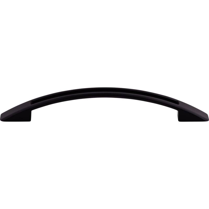Top Knobs Tango 5 Inch Center to Center Arch Cabinet Pull from the - Black