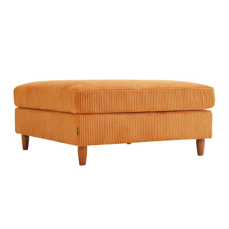 Large Corduroy Ottoman