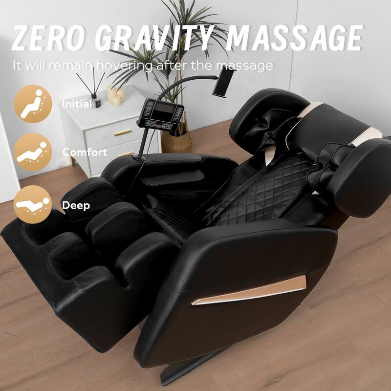Zero Gravity Full Body Massage Chair Heating Recliner with Bluetooth