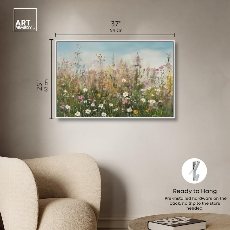 Glimmering Glade Garden I Canvas by Art Remedy