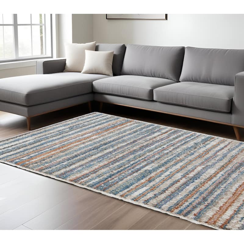 Wawos Power Loomed Traditional Stain Resistant Soft Durable Area Rug By HomeRoots - 8' x 10'