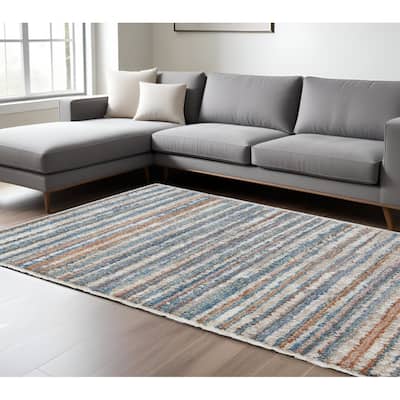 Wawos Power Loomed Traditional Stain Resistant Soft Durable Area Rug By HomeRoots - 8' x 10'