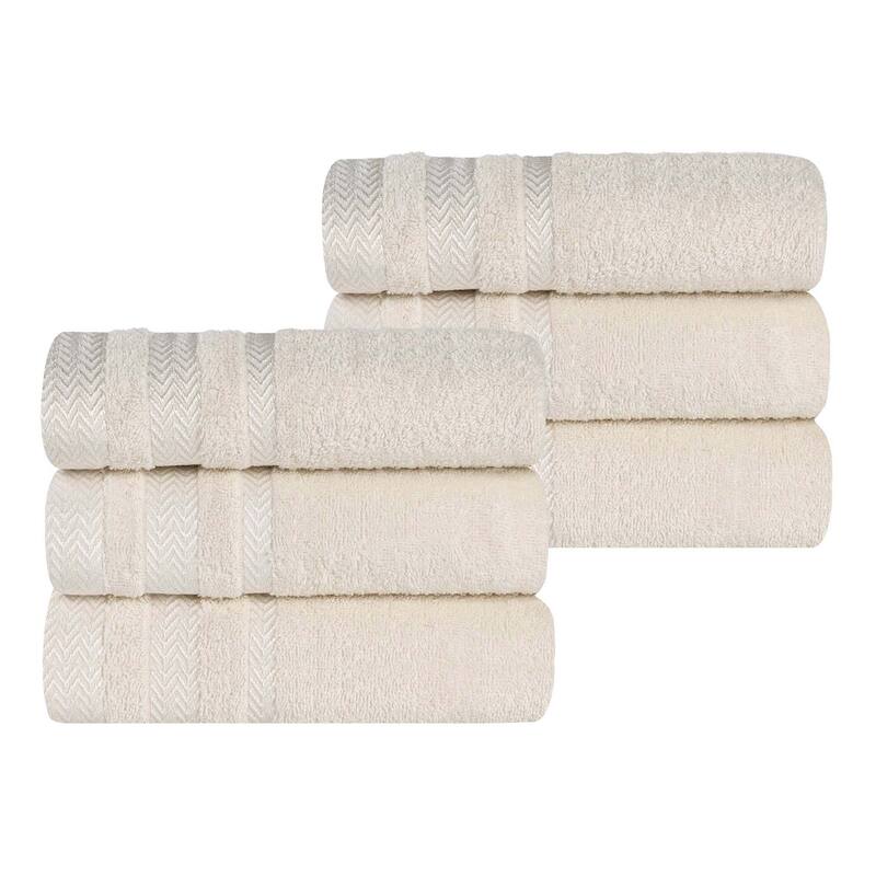 Superior Hays Cotton Soft Medium Weight Hand Towel Set of 6