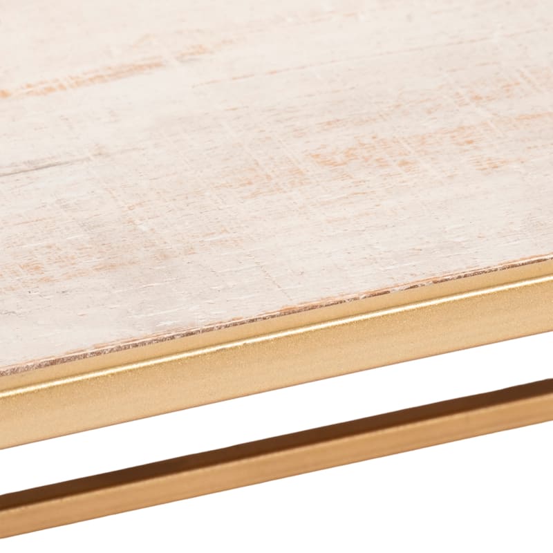 Metal Wood Rainbow Wall Sheves - Set of 2 - 20.0"