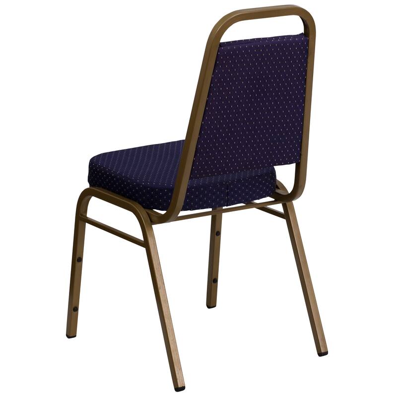 4 Pack Trapezoidal Back Stacking Banquet Chair - 20.25"D x 17.5"W x 36"H