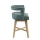 preview thumbnail 5 of 20, Madison Park Glenwood 180 degree Swivel Counter Stool Auto-Return