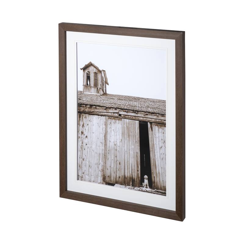 Barnyard Dog v2 Framed Art Print