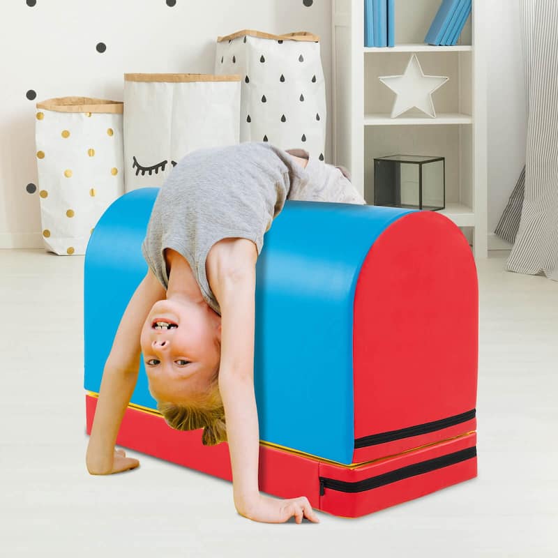 Costway Mailbox Tumbling Mat Gymnastics Vaulting Box with Detachable - See Details