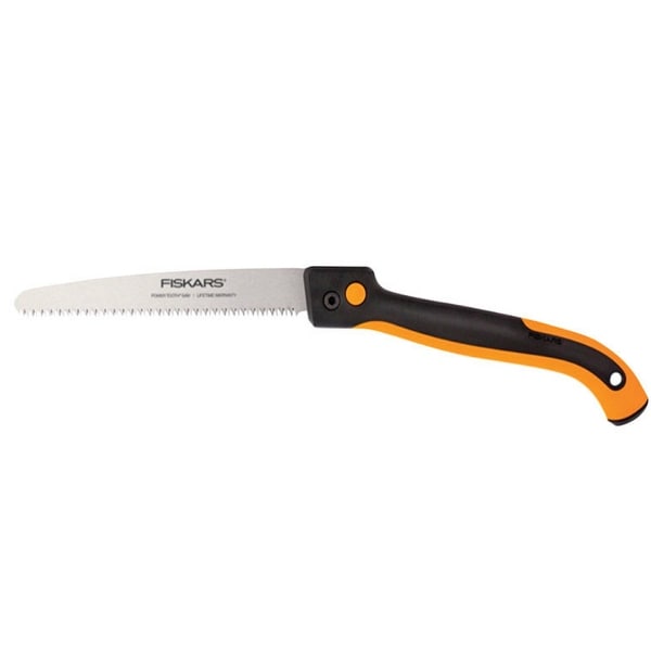 Fiskars 390470-1002 PowerTooth Folding Pruning Saw, 10"