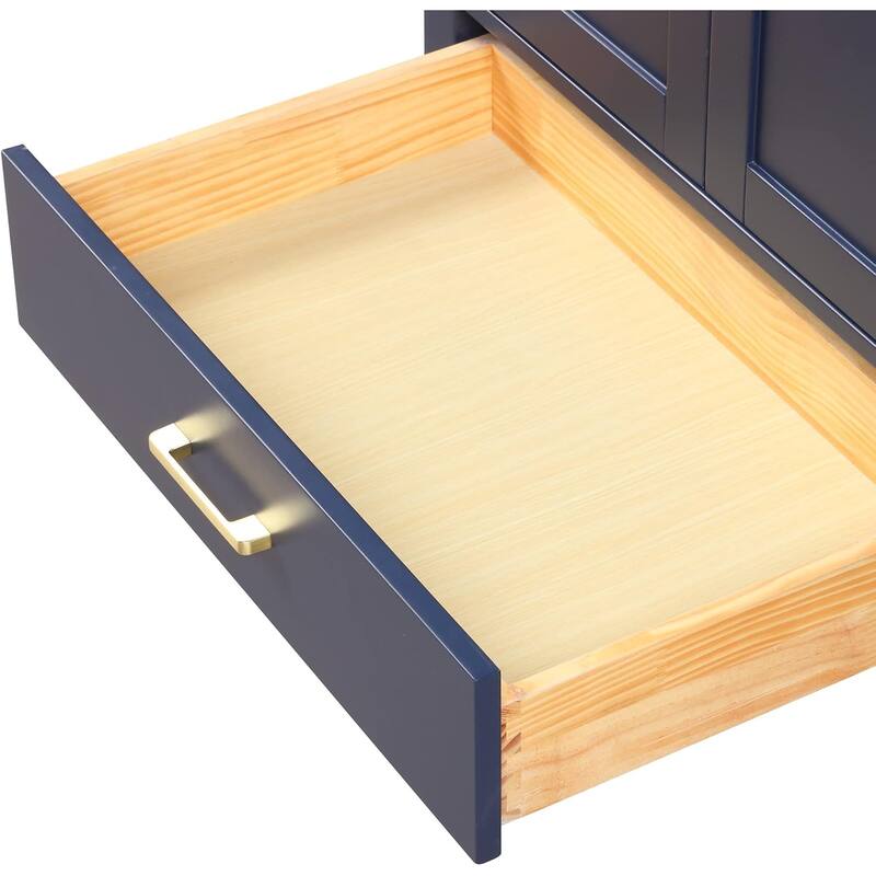 Blossom Geneva 30" Solid Wood Bathroom Vanity with Marble Top