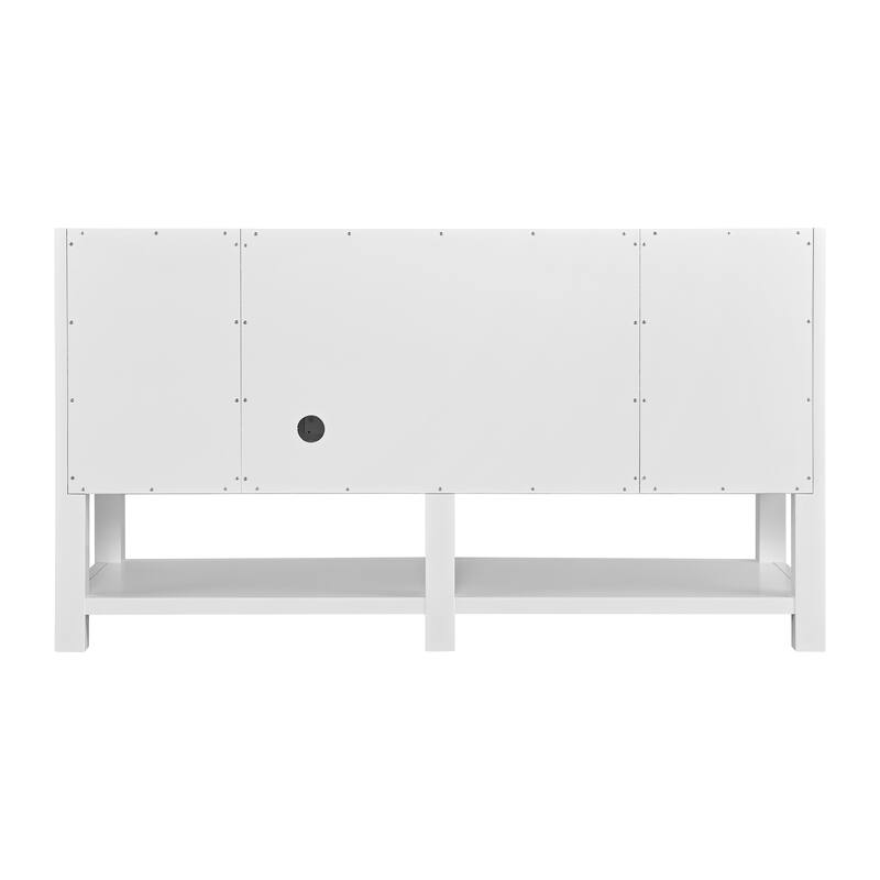 Breckenridge 60" Single Vanity, Bright White - 60S