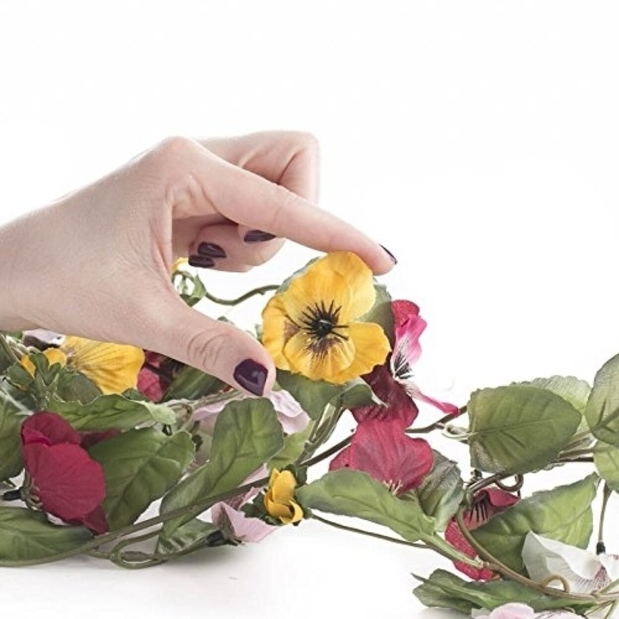Shop Factory Direct Craft 9 Feet Of Raspberry And Yellow