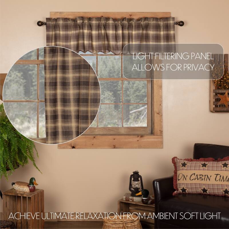 Muslin Ruffled Valance - Natural Creme - 16x60