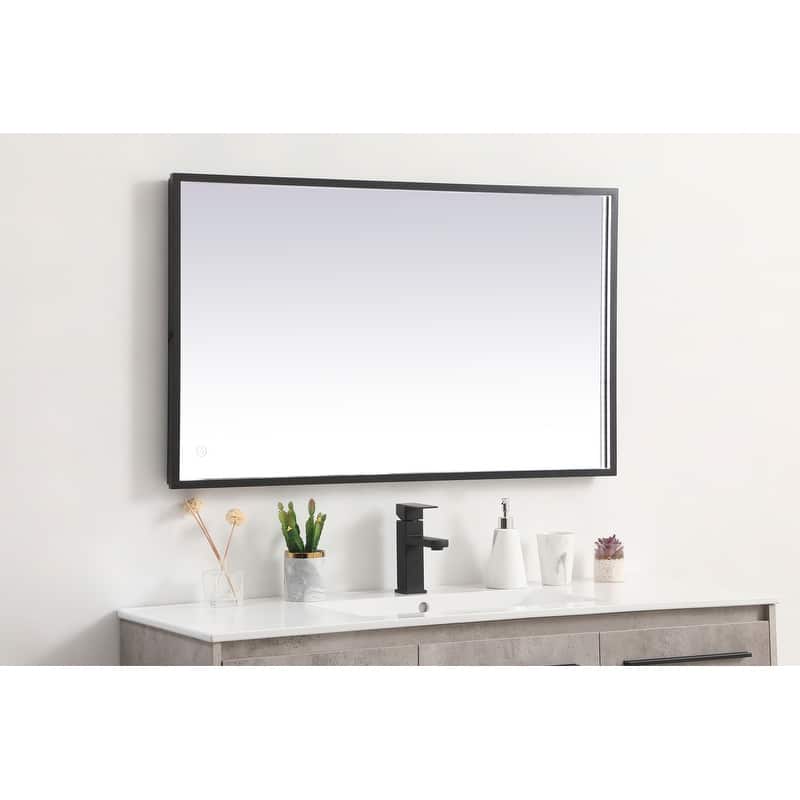 Indigo Home 24x40 inch LED mirror with adjustable color temperature