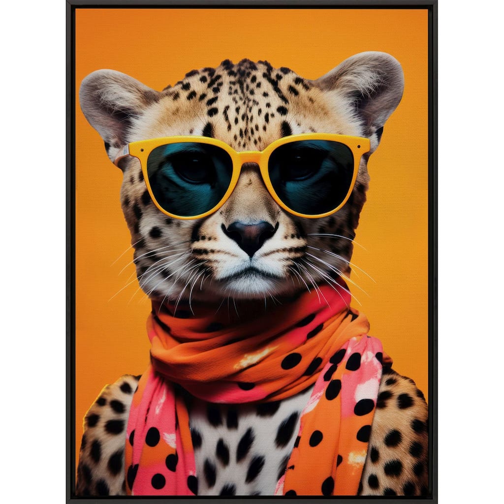 Fierce Fashionista Giclee on Canvas No Glass