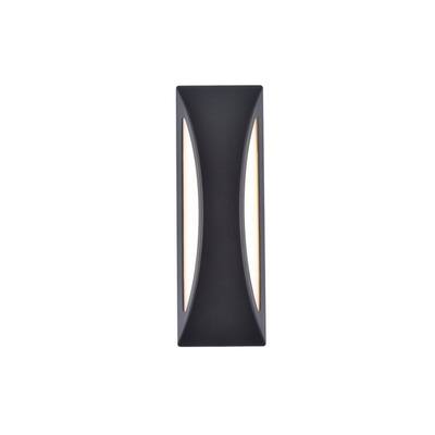 Raine Integrated LED wall sconce in black - One Size