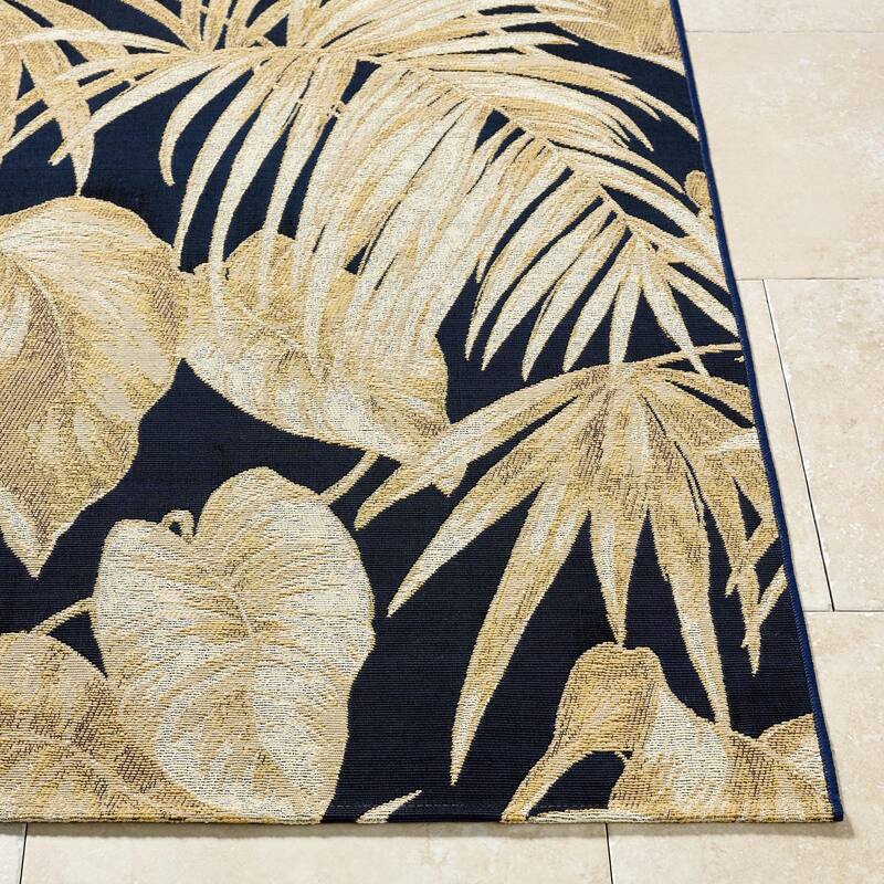 Livabliss Warsaw Tropical Indoor / Outdoor Area Rug