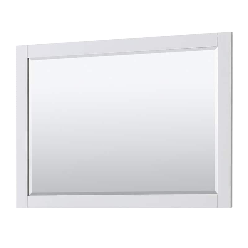 Avery 48-inch Double Vanity, Quartz Top, 46-inch Mirror
