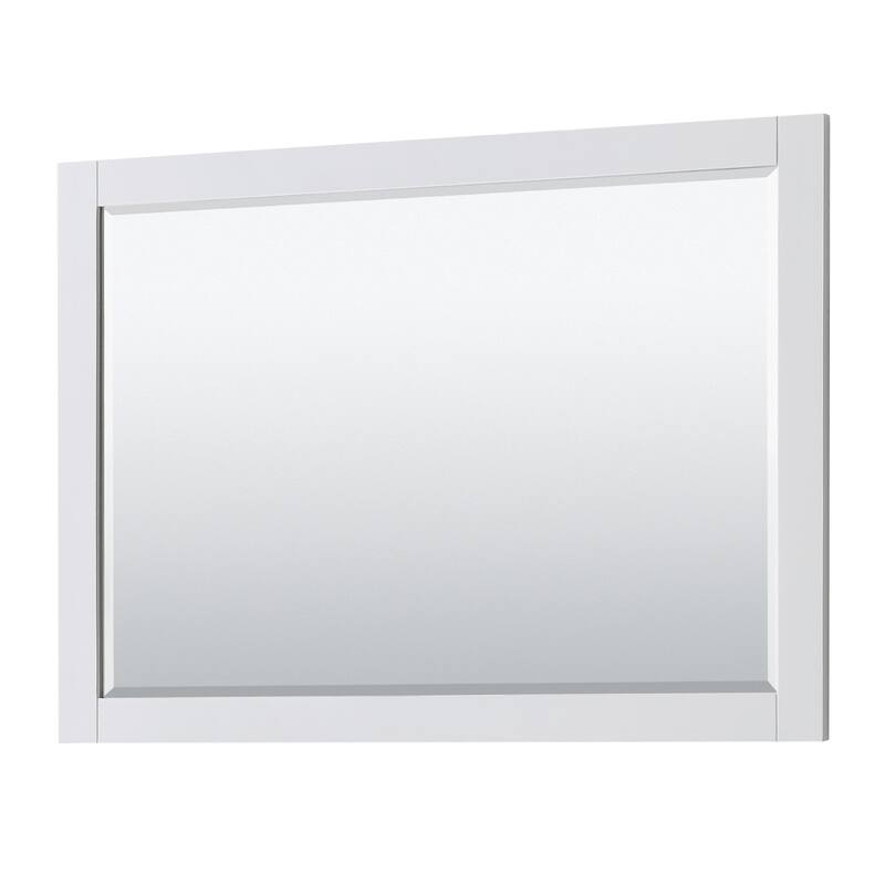 Avery 48-inch Single Vanity, Quartz Top, 46-inch Mirror