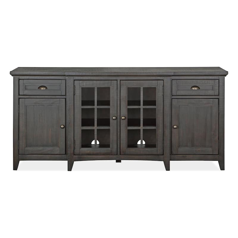 Magnussen Home Westley Falls Graphite 70" Console - 70"W x 18"D x 32"H